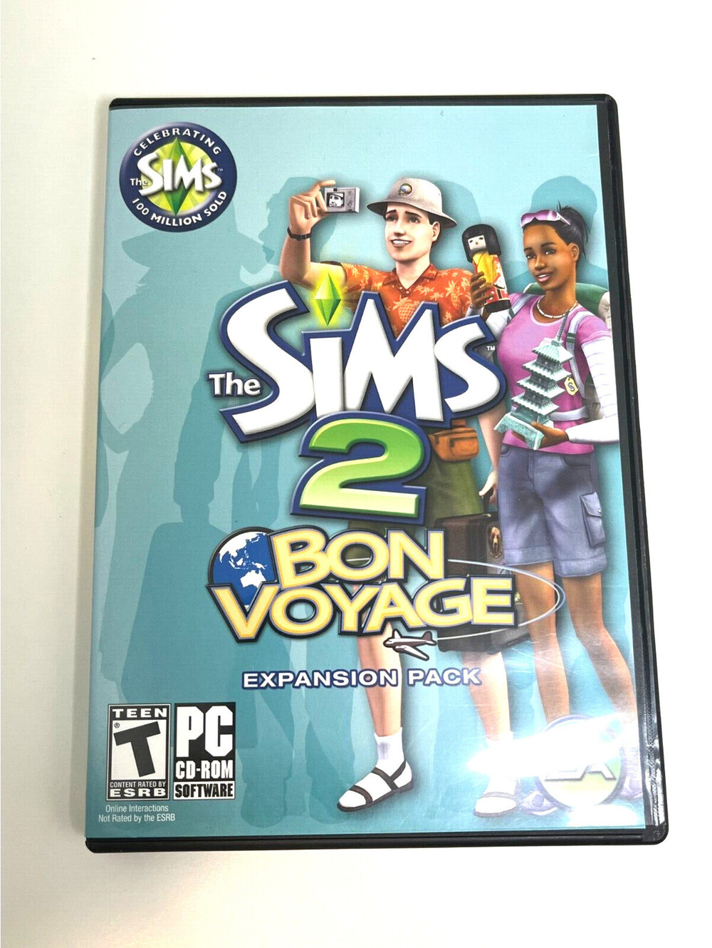 The Sims 2 Bon Voyage Expansion Pack PC CDROM Comes with Manual and Case